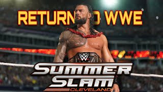 Roman Reigns amp 2 other WWE stars who could return at SummerSlam 2024 wwe [upl. by Keil]