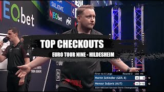 TOP CHECKOUTS 2024 German Darts Championship [upl. by Burrell]