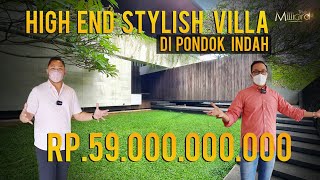 HOUSE TOUR 42  RUMAH MEWAH PONDOK INDAH KARYA ARSITEK TERNAMA TURUN HARGA by GrandeVida Property [upl. by Howlyn516]