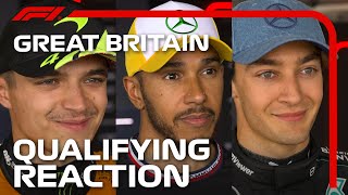 Drivers React After Qualifying  2024 British Grand Prix [upl. by Anasor978]