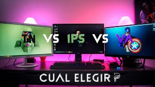 TN vs IPS vs VA ¿CUÁL ES MEJOR [upl. by Roque54]