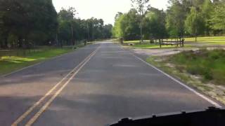 Modified Yamaha G14 Golf Cart Duromax 16HP big block Engine at top speed [upl. by Kerril895]