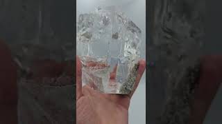 Halite crystal with water inside enhydro halite 1704g  Bakhmut field Ukraine [upl. by Nosecyrb585]