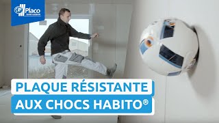 On teste la plaque de plâtre la plus résistante aux chocs  Habito® [upl. by Ethelbert]