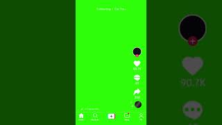 TikTok Overlay Green Screen Motion Graphics 4K 30fps Copyright Free videoediting effects green [upl. by Letnom155]