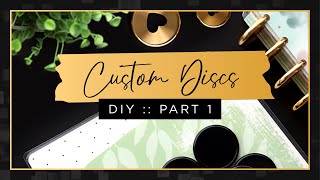 Customizing Discs For My Planner  Part 1  Color Change Up  Custom Planner DIY [upl. by Seppala]