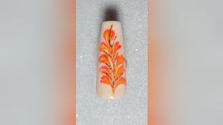 Easy and Fast Fall Nail DesignNew Fall Nail Art Ideas [upl. by Nellda]