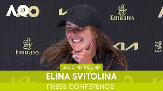 Elina Svitolina Press Conference 2R  Australian Open 2022 [upl. by Eelanna]