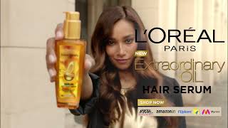 LOréal Paris Extraordinary Oil Serum  For shiny and softer hair all day long [upl. by Murtagh]