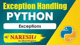 Exceptions in Python  Python Programming Tutorial  Naresh IT [upl. by Wil]