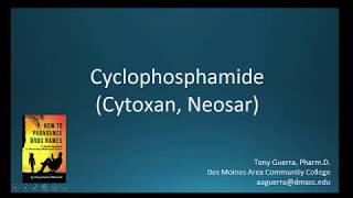 CC How to Pronounce cyclophosphamide Cytoxan Neosar Backbuilding Pharmacology [upl. by Ener]