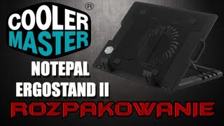 Coolermaster Notepal Ergostand II  rozpakowanie i rzut okiem na podstawkę pod urzadzenia mobilne [upl. by Merri674]