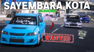 SAYEMBARA KOTA SATU KOTA MEMBURU EVO BIRU YANG BISA NANGKEP DAPET 10 JUTA USD  GTA 5 ROLEPLAY [upl. by Song860]