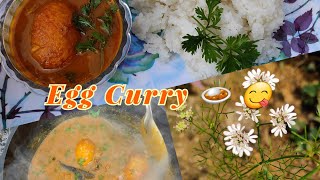 Egg curryOutdoor Cooking 🍳 😋 [upl. by Irtak]