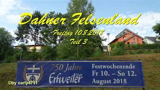 750 Jahre Erfweiler im Dahner Felsenland Germany Festwochenende 101282018 T3 [upl. by Mcwherter]