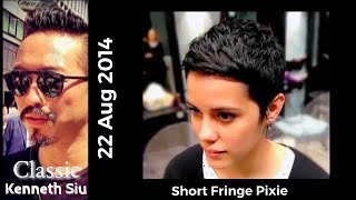 Short Fringe Pixie  Classic Kenneth Siu 31 [upl. by Epner]