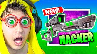 Reto Sólo Sniper HACKEADO ⛔ imposible 😭  Fortnite [upl. by Ekeiram]