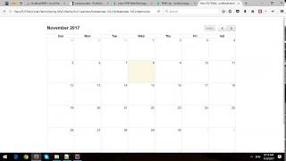 Using FullCalendar in Spring MVC Framework and Hibernate [upl. by Ailugram47]