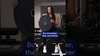 Bumper Plates VS Calibrated Plates gym weights certifiedtrainer [upl. by Lesak471]