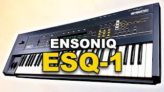 ENSONIQ ESQ1  Synth Demo  Sounds Patches amp Presets [upl. by Alehtse]