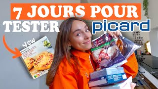 7 JOURS POUR  MANGER PAS CHER CHEZ PICARD  plats réconfortants [upl. by Colburn210]