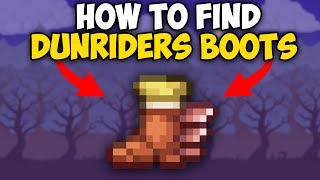 How to Get DUNERIDER BOOTS Terraria 1449  DUNERIDER BOOTS Seed 1449 [upl. by Zenobia]