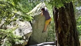 Squamish Bouldering Squamish Special V4 [upl. by Tessa461]