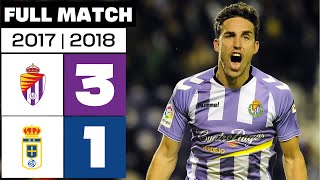 Real Valladolid CF  Real Oviedo 31 20172018 PARTIDO COMPLETO [upl. by Garretson]