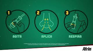 Sigue estos 3 pasos para aliviar la congestión nasal severa ​con Afrin®​ [upl. by Sumedocin822]