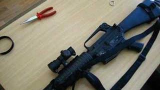 Howto 3 Point Tactical Sling to M16 like Rifle [upl. by Arik]