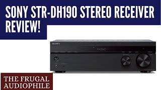 Sony STRDH190 Stereo Receiver Review Is this the stereo receiver budget king [upl. by Enetsirk]