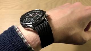 Affordable Pilot Watch Seiko Flightmaster SND253P1 Review [upl. by Crispen]