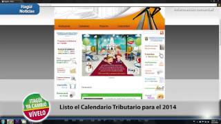 Calendario Tributario 2014 municipio de Itagüí [upl. by Riggall894]