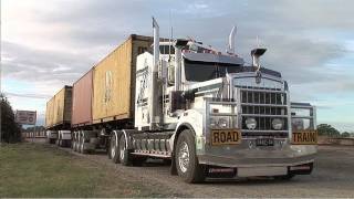 Aussie Trucks semi BDouble and Road trains [upl. by Aggy]