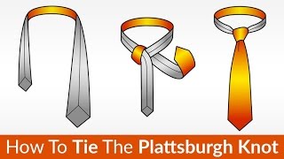 Perfect Knot For Spread Collar  Plattsburgh Knot  How To Tie A Tie [upl. by Gibert]