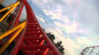 Intimidator 305 Back Seat reverse onride POV Kings Dominion [upl. by Asli]