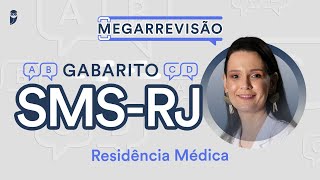 Gabarito SMSRJ Residência Médica 2024  Correção de Prova ao vivo [upl. by Eelnayr]