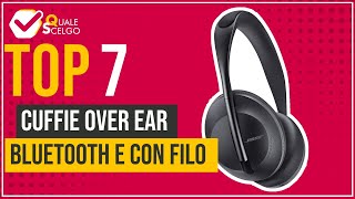 Cuffie Over Ear Bluetooth e con filo  Top 7  QualeScelgo [upl. by Akenit]