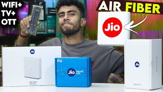 Jio Air Fiber Unboxing amp Installation ⚡️High Speed Unlimited WIFI Internet At Cheapest Cost 🔥 [upl. by Airotal]