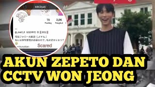 cctv won jeong dan akun zepeto berbarcode [upl. by Krystyna868]