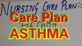 ASTHMA Bronchialasthma Care Plan nursing gnm nursingcareplan nursingcriteria nursingstudent [upl. by Ahcire490]