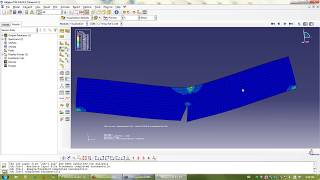 Finite Element Analysis of Slant Edge Crack by Abaqus [upl. by Rednave]