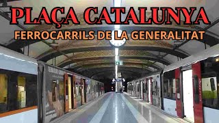 FERROCARRILS DE LA GENERALITAT fgc PLAÇA CATALUNYA METRO DEL VALLÈS [upl. by Aggappe]