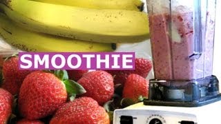 How to make Strawberry Banana Smoothie  Healthy Milkshake Drink  Smoothie Recipes  HomeyCircle [upl. by Davina912]