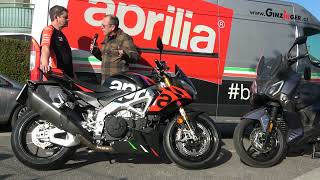 Aprilia Tuono 1100 V4 Factory 2023  ThunfischAusfahrt  Sym Joyride 300 [upl. by Julian]