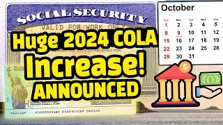 Big News 2024 Social Security COLA Revealed  Surprising Boost [upl. by Ahseena]