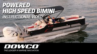 Dowco Marine Power High Speed Bimini – Instructional Video [upl. by Rhodie]