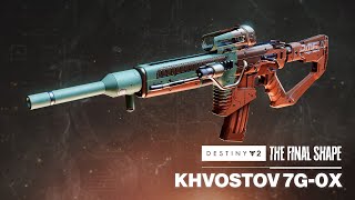 Khvostov Exotic Auto Rifle Preview  Destiny 2 The Final Shape [upl. by Araem]