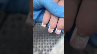 Deep Filing😍 nails manicure manicuretutorial nailtutorial nailfile acrygel nailtutorial [upl. by Sida857]