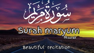 surah maryum 019  beautiful recitation  morning must listen quran viral recitation video [upl. by Lamson]